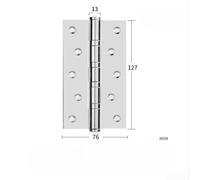 For Solid Brass Heavy Duty Hinge With Silent Bearing For Smooth And Quiet Operation On For Solid Wood Doors, Rust Resistant Construction For Long Lasting Use(O)