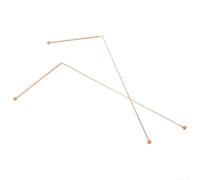 for Solid Copper Dowsing Rods Set for Locating Lost Items & Gold Prospecting - 99.9% Pure Radiesthesia Probes 12 Inch