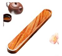 For Solid Wood Cup Rack With Round Edge For Tea Set Drying And Drain Holding New Chinese Style Brown Organizer 40 By 6.5 Cm Single Layer Kitchen Shelf