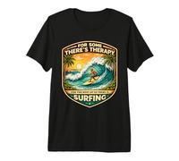 for Some Theres Therapy for The Rest There is Surfing Surfer Premium T-Shirt