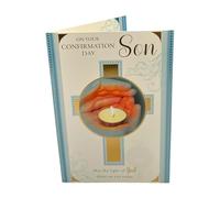 For Son On Your Confirmation Light Of God Design Religious Greeting Card
