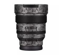 for Sony FE 14mm F1.8 GM Lens Skin Camera Vinly Wrap Flim Full Body Decorative Sticker Cover Decal FE 1.8/14 GM 14 1.8(Triangle Titanium)