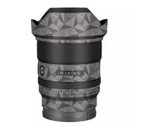 for Sony FE 20mm F1.8 G Decal Skin Vinyl Wrap Film Camera Lens Body Protective Sticker Protector Coat FE 1.8/20 G 20 1.8(Triangle Titanium)