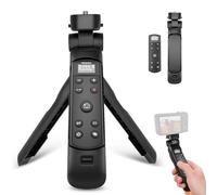 for Sony Tripod Wireless Shooting Grip with Shutter Release - Mini-Tripod with Rechargeable Remote Control for ZV-E10/ZV-E1/ZV-1/ZV-1F/RX100 VII/RX0 II/A6700/A6400/A6600/A7 III/FX3/FX30 - for Vlogging
