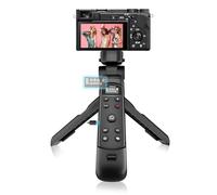 for Sony Vlogging Hand Grip Tripod, OLED Rechargeable Wireless Camera Remote Control for ZV-E10, A7IV, A7III, ZV1, ZV-1F, A6700, A6400, A6100, RX100, FX3, FX30 | Replaces GP-VPT2BT