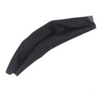 for sony WH-ULT900N Headband Protector Protein Leather Cushion Cover Washable Zippered Replacement Accessory Beige(Black)