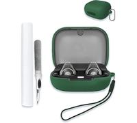 for Soundcore by Anker C30i Case Cover, Soft Silicone Protective Portable Scratch Shock Resistant Compatible with Anker Soundcore C30i Hard Shell with Cleaner Kit & Carabiner & Lanyard,Green