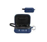 For soundcore P41i by Anker Wireless Earbuds,daunke Soft Silicone Protective Cover,Skin Case with Carabiner,Full Protection,Blue