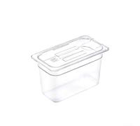 For Sous Vide Container with Lid 6L 11L Options Low Temperature Slow Cooker Pot Water Bath Tank Clear with Measurement Scale Non Slip Base for Sous Vide Culinary Precision Cooker(6L)