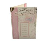 For Special Granddaughter Dove Design Confirmation Religious Greeting Card