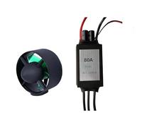 For Speed 155 60KV 24V-48V 800W Underwater Thruster Brushless for CCW Motor 140mm 130N Propulsion 80A ESC 8-60V For Robot Boat(CCW)