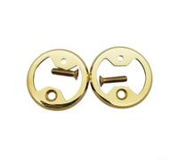 For SpeedPlay and Wahoo Compatible with Bike Pedal Plate Alloy Construction, Practical and Lightweight (Gold)