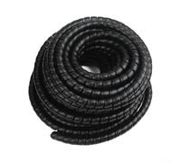 for Spiral Cable Management Sleeve 20mm x 25m - Flexible Wire Protector Hose for Desk Office Home - Black PP Cord Organiser Wrap