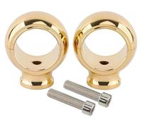 For Spo&rtster For XL883 For XL1200 For Softail For Fat For Bob For Handle Bar Risers For 2'' 50.8mm For Motorcycle Handlebar Riser Riser Clamp Mount Kit(Gold)