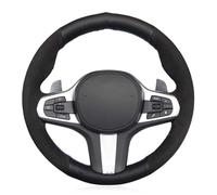 For Sport G30 G31 G32 G20 G21 X3 G01 X4 G02 X5 G05 G14 G15 G16 DIY Genuine Leather Suede Car Steering Wheel Cover Auto Accessories Styling(Style 2)