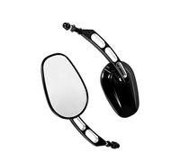 For Sportster 883 1200 48 CNC Aluminum Motorcycle Rear View Mirrors Glass Back Side Mirror Right Left For Sportster 883 1200 48