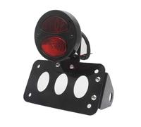 For Sportster For Choppers For Bobber Motorcycle Side Mount Rear Stop Tail Light License Number Plate Bracket Motorcycle License Plate Holder(1 Set)
