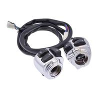 For Sportster For Dyna For Softail 1996-2012 1" 25mm Motorcycle Handlebar Control Switch Wiring Harness Horn Turn Signal Light Switch Motorbike Handlebar Ignition Switch