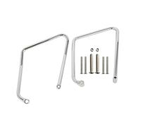 For Sportster XL883 XL1200 2004-2016 Motorcycle Saddlebag Support Brackets Motorcycle Rear Cargo Luggage Rack Carrier(Chrome)