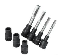 for Square Screw Tap Socket 12 inch Driver for for Square Driver Electric Wrench Compatible with M6 to for M24 Taps for Precise Rethreading and Tight Spaces (M8)