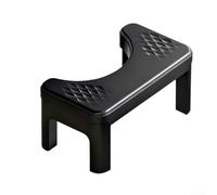for squat Toilet Footstool 34cm Non-Slip Plastic for squat | Ergonomic design, natural for squat posture, relieves constipation, 34x21x17cm, black plastic