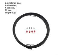 for sram Brake Bleeding Tool Set with Anti-Leak O-Ring for | Works with DOT and mineral oils, complete adapter set, for easy installation, reliable sealing, bike maintenance essential(B)