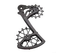 For SRAM Compatible Rear Derailleur Plate with 12T and 16T Pulley for MTB Bikes Featuring 7075 Aluminum Alloy for Garbaruk 11/12 Speed (Black)