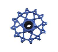 For Sram Compatible Robust 12T Bicycle Rear Derailleur Pulley Wheels Featuring High Performance Bearings (Blue)