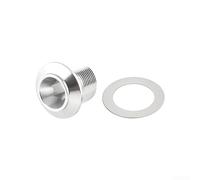 for sram for dub Crank Cap Removal Tool Alloy Bicycle Bottom Bracket Extractor for Mountain Road Bikes Black(A-Silver)