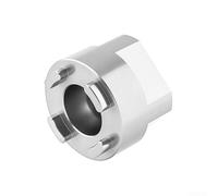 for sram for dub Crank Cap Removal Tool Aluminum Alloy Bike Bottom Bracket Extractor for Mountain Road Cycling Maintenance Black(C-Silver)