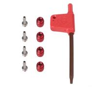 for sram for stealth-a-majig Brake Olive Kit Stainless Steel | Stainless steel olives, aluminium inserts, anti-rust protection, fits 5mm outer hose, for sram compatible(Red)