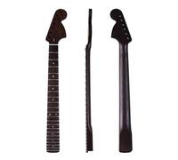 For ST 22 Fret Big Head Matte Wenge Wood 5.6 Wide Cow Bone Pillow Medium White Copper Frets Electric Guitar Neck