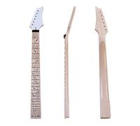 For ST Electric Guitar Neck 6 String 24 Frets Canada Maple High Gloss Fingerboard (Color : White)