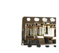 For ST electric guitar Tremolo System Bridge + Bent Steel Saddles WV6 Chrome Silver Gold(Golden)