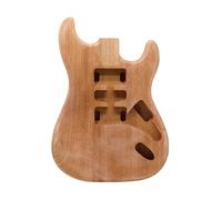 For ST Semi-finished Electric Guitar Body DIY Guitar Professional Modified Musical Instrument Ogu Wood Color
