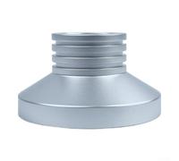 For stabilizer Ballast for Turntable Platforms Supporting 7 Inch 45 RPM Vinyl Playback with Low-Vibration Aluminum Design (Silver)