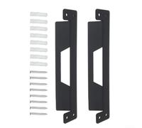 for stacktech Mounting Brackets 2PCS Iron Wall Fixings for(2PCS) | 2PCS iron brackets, secure half-width box, wall or mount, black finish, workshop ready