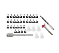 For Starlink Cable Routing Kit Including 6 Silicone Grommets, 3 Drill Bits and Wall Clips to Support Safe and For Neat Cable Passage Through Walls (3)