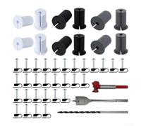 For Starlink Cable Routing Kit Including 6 Silicone Grommets, 3 Drill Bits and Wall Clips to Support Safe and For Neat Cable Passage Through Walls (4)