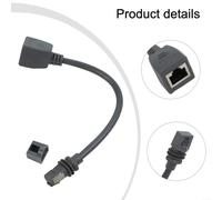 For Starlink Compatible For RJ45 Ethernet Adapter Featuring Robust TPE Design and Efficient Data Transmission Capabilities (0.2meter)
