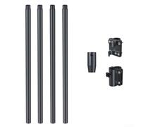 for starlink Gen 2 Flagpole Mounting Kit High Performance - Lightweight Aluminium Pole Mount for RV Roof Ladder Telescopic Pole Weatherproof Anti-Rust Design Grey
