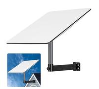 for Starlink Gen 2 Wall Mount, Heavy-Duty Long Pole Mount for Roof/Eave, Aluminium-Alloy Mounting Kit with Dual Wind Protection & Precise Adjustment for Star link V2 Satellite Antenna