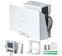for Starlink Gen 3 Router Mount, All in One Starlink Wall Mount for Standard V3 Mesh Router and Star Link Gen 3 Power Supply Mounting Kit, Space Saving Star Link Mini Accessories
