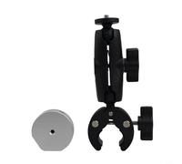 for Starlink Mini Mount Kit with Adjustable Round Tube Clamp and Aluminum Alloy Adapter for RV Ladder, Roof and Pole Installation