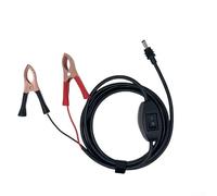 , for Starlink Miniature Battery Cable with, for Alligator Clips to DC Power - 12V-48V Compatible, for Car Battery and Solar Panel - 300cm 16AWG Cord with On/Off Switch