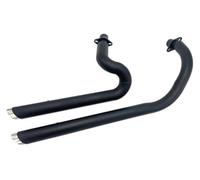 For Steed For Shadow VT400 VT600 VLX400 VLX600 VT400C VT 400 VT600C VLX 600 Motorcycle Duals Full System Muffler Exhaust Pipe Diameter Slip Exhaust Pipe(Black)