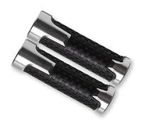 For Steed Sha&dow 400 600 VLX400 VLX600 VT400C VT600C VT600 7/8 "Motorcycle Accessories Handlebar Grip Handle Bar Grips(Silver)