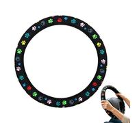 for Steering Wheel - 38 cm Breathable All Year | Full Coverage Steering Wheel Protector | for Caravans Trucks SUVs Daily Commutes City Tourism and Travel