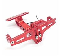 For Stickers Footsteps For Dr650 For Exciter150 Acerbis Motocross Fairing Motorcycle Cover Rear License Plate Mount Holder Support Light Motorcycle License Plate Bracket(Red)