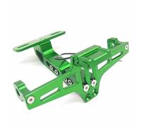 For Stickers Footsteps For Dr650 For Exciter150 Acerbis Motocross Fairing Motorcycle Cover Rear License Plate Mount Holder Support Light Motorcycle License Plate Bracket(Green)